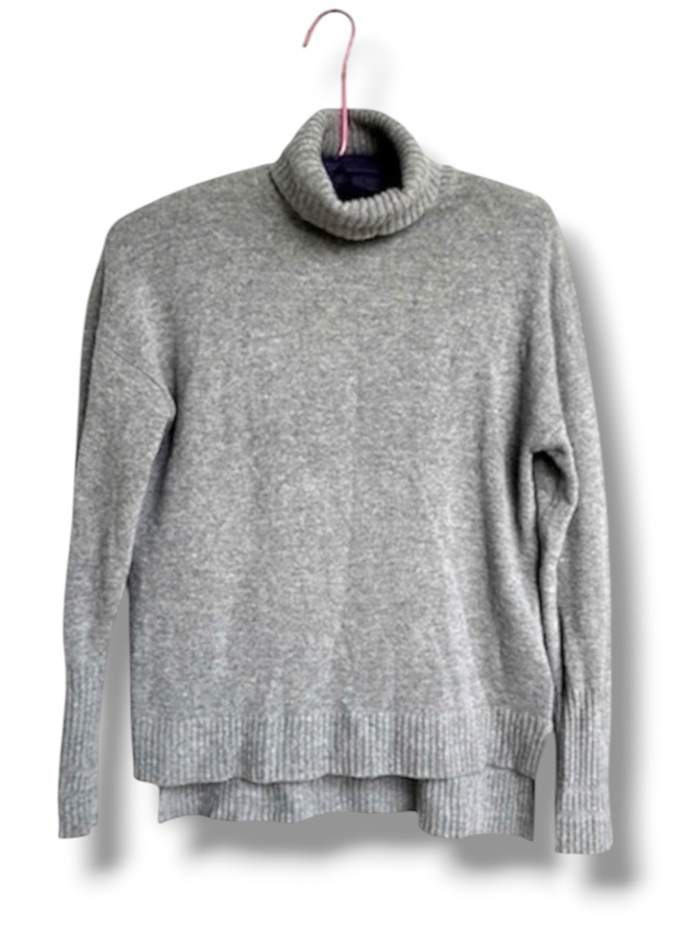 J. Crew Gray Wool Blend Turtleneck Tunic  Sweater Size Medium